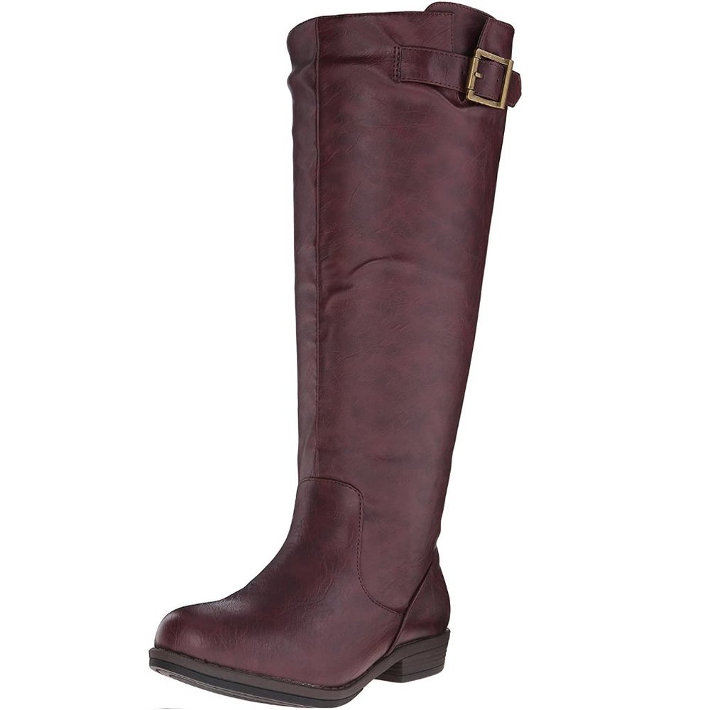Brinley Co Women's Joani Riding Boot Regular  8.5